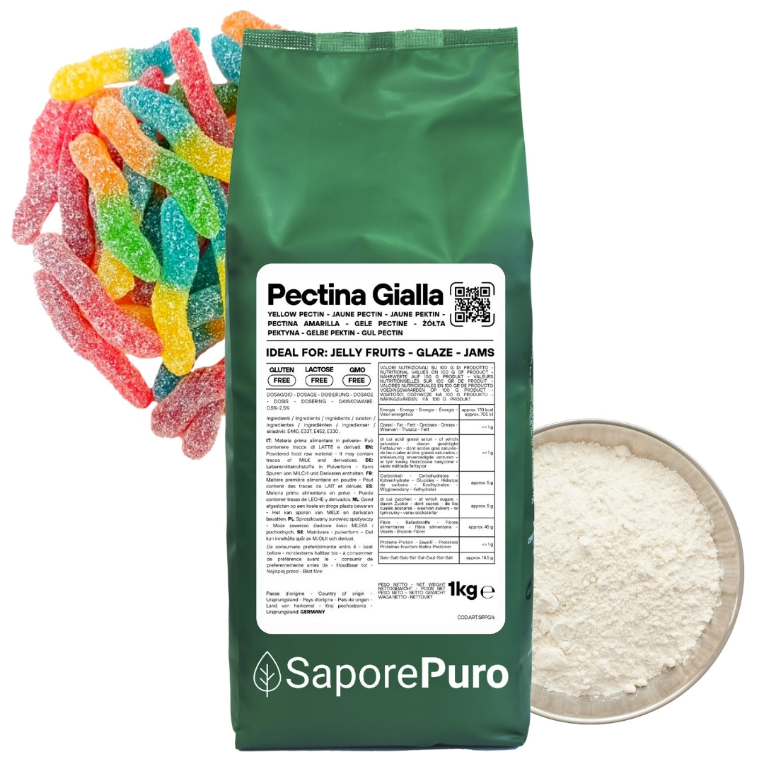 Gelbes Pektin (Jaune) SaporePuro - Fruchtgelees, Konfitüren, dickflüssige Gelees - SaporePuro